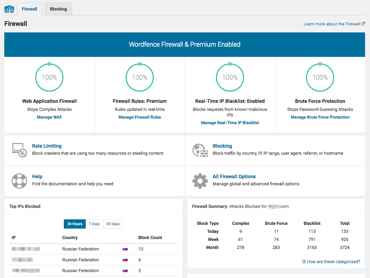 Web application firewall — Wordfence Premium Web application firewall — Wordfence Premium