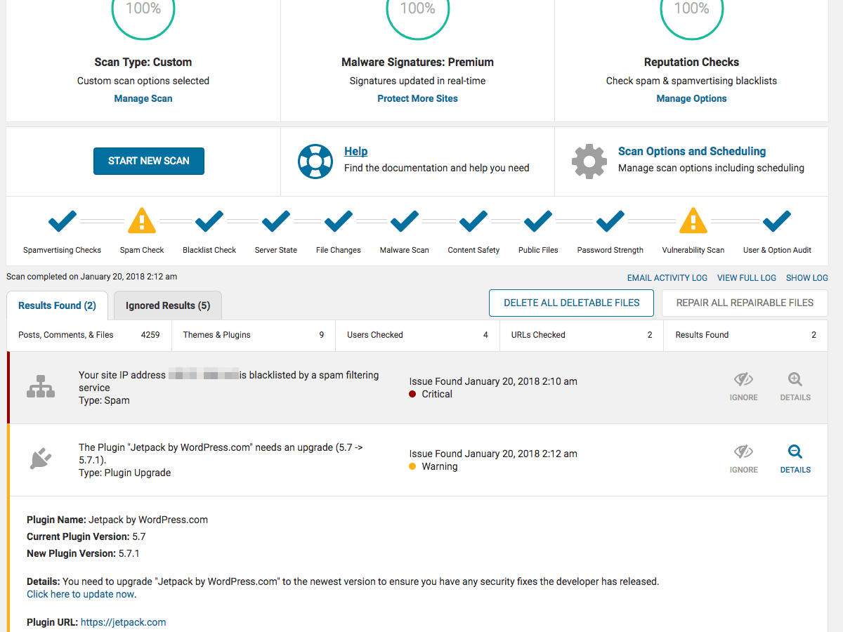 Malware scanner — Wordfence Premium Malware scanner — Wordfence Premium