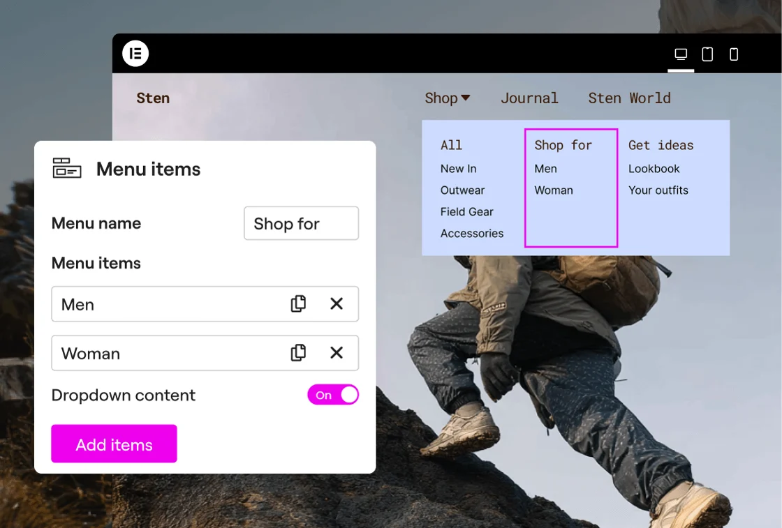 Elementor Pro WooCommerce Builder customising a product page layout